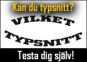 Kan du typsnitt? Testa dig själv.